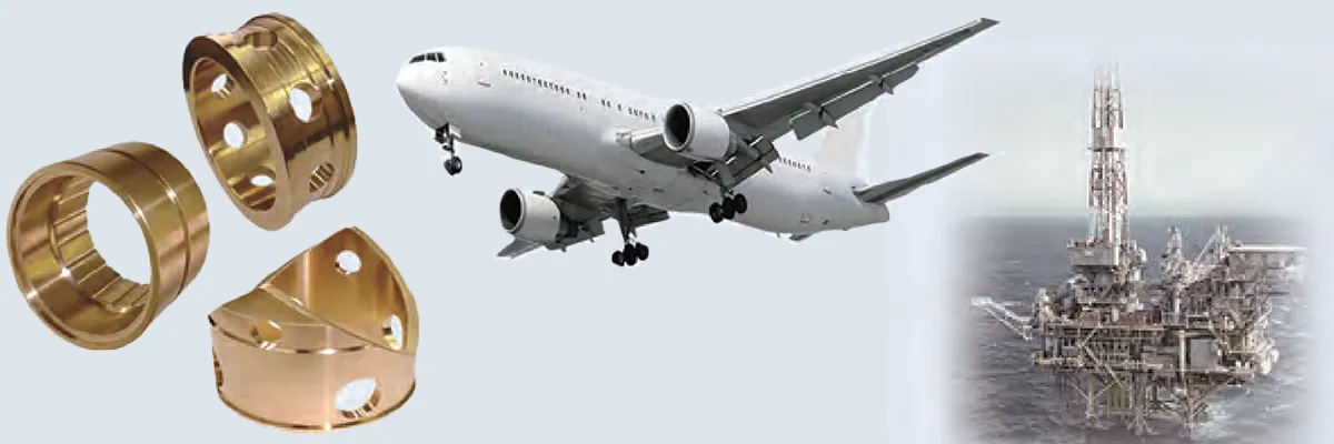 Aerospace & Offshoreの用途例｜AMPCO